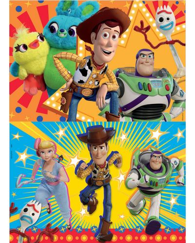 Puzzle Educa din 2 x 50 piese - Toy Story 4 - 2