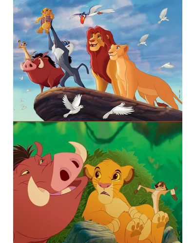 Puzzle Educa din 2 x 48 piese - The Lion King - 2