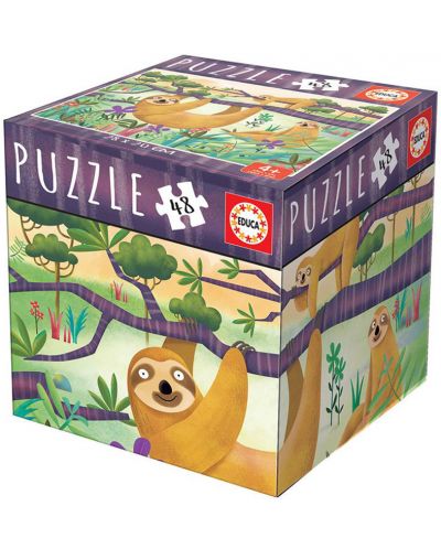 Mini puzzle Educa de 48 piese - Lenes - 1