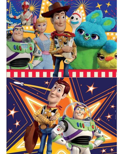 Puzzle Educa din 2 x 25 piese - Toy Story 4 - 2