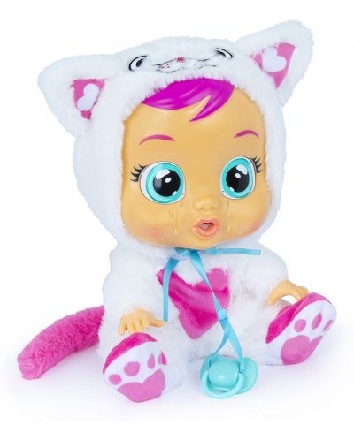 Papusa bebe plangacios IMC Toys Cry Babies , cu lacrimi - Daisy, pisicuta - 1