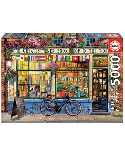 Puzzle Educa de 5000 piese - Greatest Book Shop in the World - 1