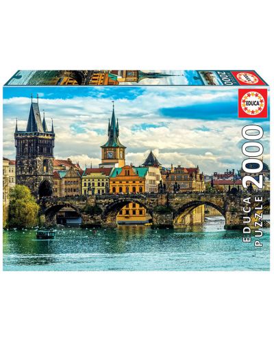 Puzzle Educa de 2000 piese - Views of Prague - 1
