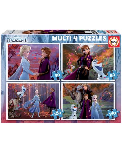 Puzzle Educa 4 in 1 - Frozen 2 - 1
