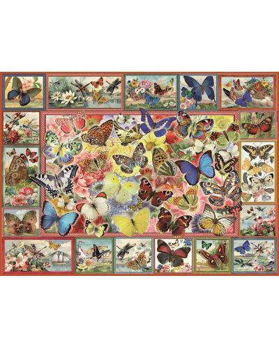 Puzzle Anatolian de 1000 piese - Fluturi, Barbara Behr - 2