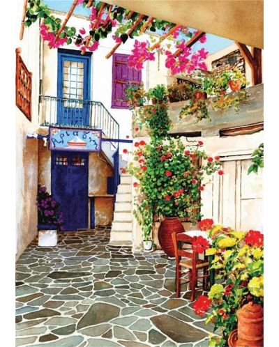 Puzzle Art Puzzle de 260 piese - Courtyard With Flowers - 2