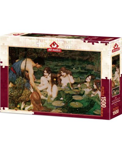 Puzzle Art Puzzle de 1500 piese - Hylas And The Nymphs, 1896 - 1