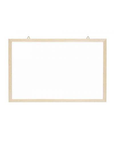 Tablă albă cu cadru din lemn 30 х 45 cm - 1