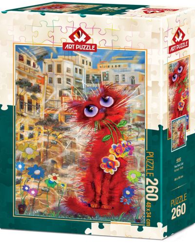 Puzzle Art Puzzle de 260 piese - The Red Cat - 1