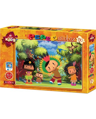 Puzzle Art Puzzle de 50 piese - Pepee The Tribal Chieftain - 1
