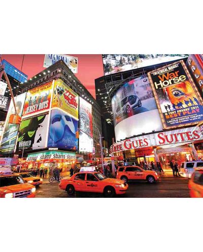 Puzzle Gold Puzzle de 1500 piese - Broadway, Times Square, NY - 2