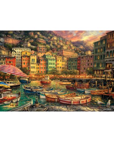 Puzzle Anatolian de 3000 piese - Port in Italia	 - 1
