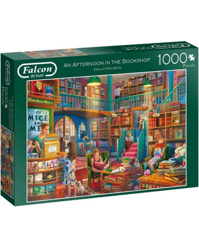 Puzzle Jumbo de 1000 piese -  An Afternoon in the Bookshop  - 1