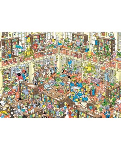 Puzzle Jumbo de 1000 piese - Biblioteca, Jan van Haasteren - 2