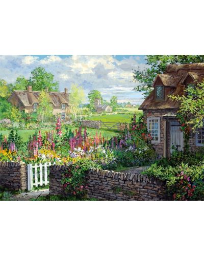 Puzzle Jumbo de 2 x 500 piese - Romantic Countryside Cottages - 2