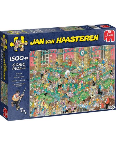Puzzle Jumbo de 1500 piese - Jan van Haasteren Chalk UP - 1