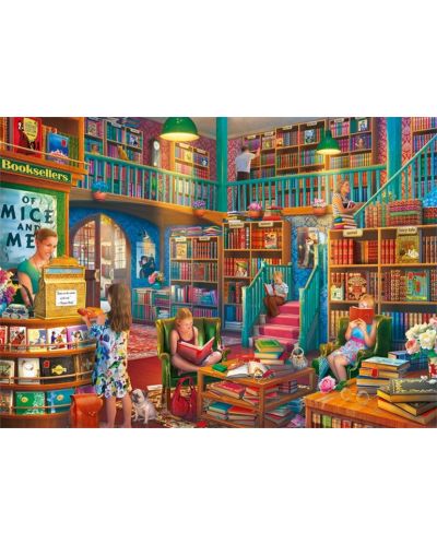 Puzzle Jumbo de 1000 piese -  An Afternoon in the Bookshop  - 2