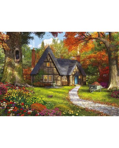 Puzzle Jumbo din 2 x 1000 piese- The Woodland Cottages, Dominic Davison - 2