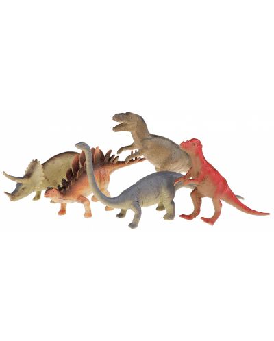 Toi Toys Animal World - Deluxe, dinozauri, 5 piese - 1