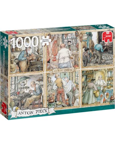 Puzzle Jumbo de 1000 piese - Realizarea maistorului, Anton Peake - 1