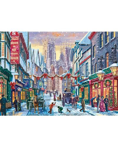 Puzzle Jumbo de 1000 piese - Christmas in York  - 2