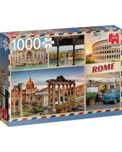 Puzzle Jumbo de 1000 piese - Greetings from Rome - 1