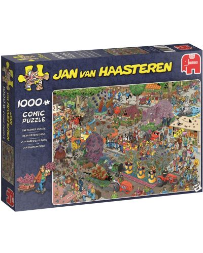 Puzzle Jumbo de 1000 piese - Jan van Haasteren Flower Parade - 1