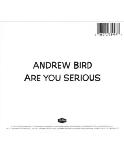 Andrew Bird - Are You Serious (CD) - 2
