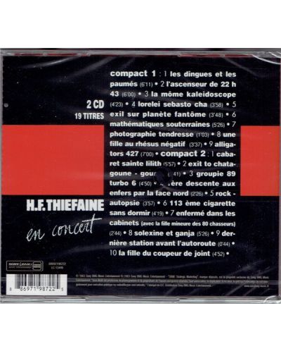 Hubert-Felix Thiefaine - En concert, Vol. 1 - (2 CD) - 2