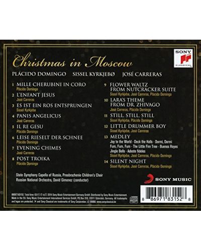 Jose Carreras - Christmas in Moscow (CD) - 2
