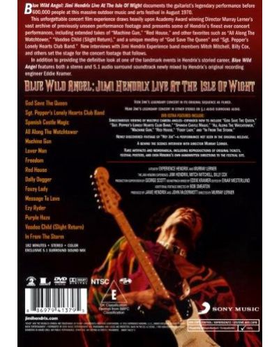 Jimi Hendrix - Blue Wild Angel: Jimi Hendrix AT The Isl (DVD) - 2