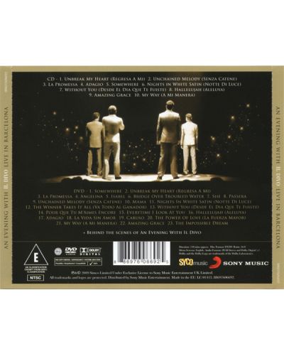 Il Divo - An Evening With Il Divo - Live In Barcel (CD + DVD) - 3