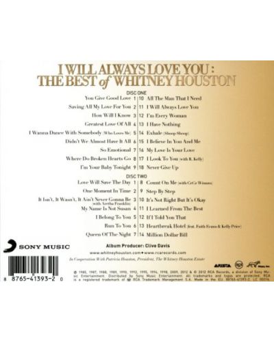 Whitney Houston - I Will Always Love You: The Best of Whitney Houston (CD) - 2