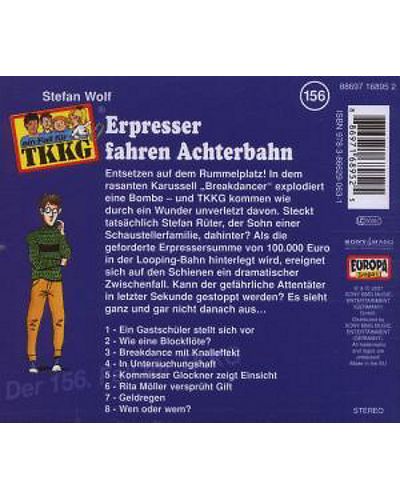 TKKG - 156/Erpresser fahren Achterbahn - (CD) - 2
