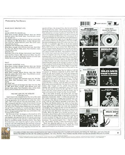 MILES DAVIS - Greatest Hits -1969 (Vinyl) - 3