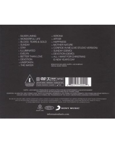 Hurts - Happiness (CD + DVD) - 2