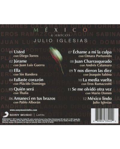 Julio Iglesias - Mexico & Amigos (CD) - 2