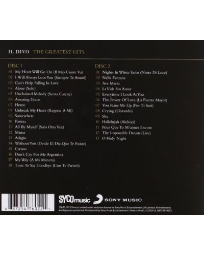 Il Divo - The Greatest Hits (2 CD)	 - 2