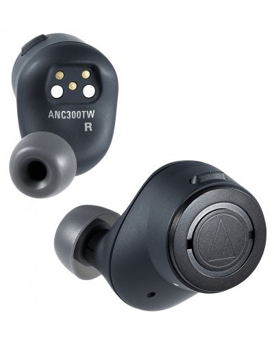 Casti Audio-Technica - ATH-ANC300TW, negre - 2