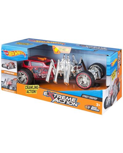 Jucarie pentru copii Toy State Hot Wheels - Masina pentru aventuri extreme, cu sunet si lumini, paianjen - 1