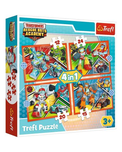 Puzzle Trefl 4 in 1 - Transformers - 1