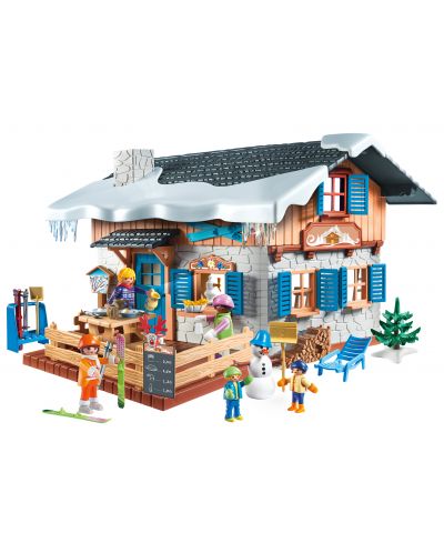 Ski Chalet El Chalet De Playmobil Chalet Ski Hiver Playmobil Jeux - Main Image