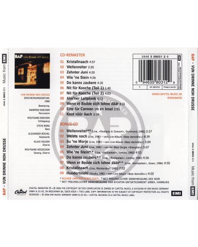 BAP - Vun Drinne Noh Drusse (2 CD) - 2