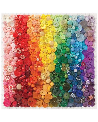 Puzzle Galison de 500 piese - Nasturi in culorile curcubeului - 2