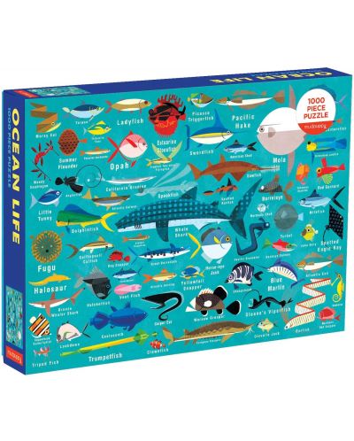 Puzzle Galison de 1000 piese - Ocean Life - 1