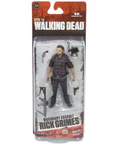Figurina The Walking Dead - Tv Series 7 - Woodbury Assault Rick Grimes - 2