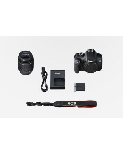 DSLR aparat foto Canon EOS - 4000D, EF-S 18-55-mm DC, negru - 6
