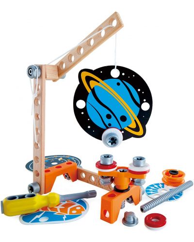 Constructor din lemn Hape Junior Inventor - Laborator de cercetare cu magneti - 3