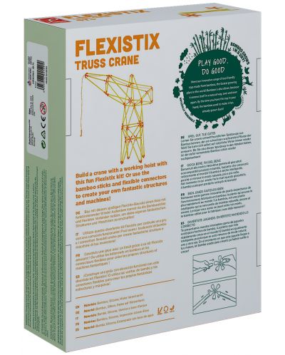 Constructor de bete de bambus Hape Flexistix - Macara - 2