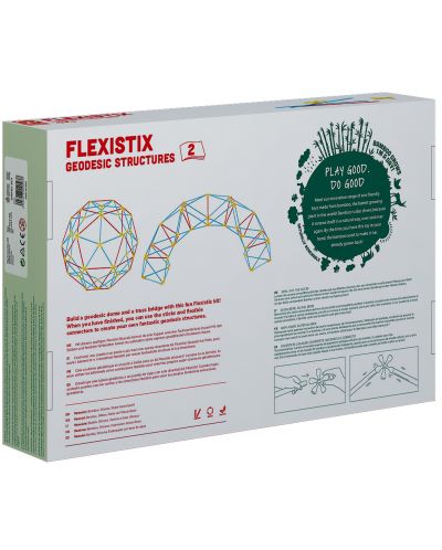 Constructor din bete de bambus Hape Flexistix - Constructii geodezice - 6